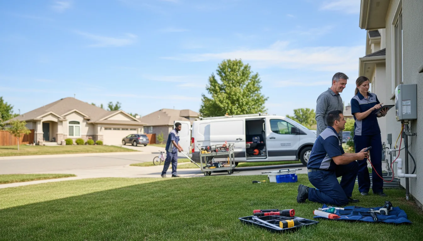 Tankless water heater service in Georgetown, MS